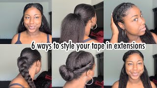 6 Easy Hairstyles to do with Tape In Hair Extensions | Betterlength