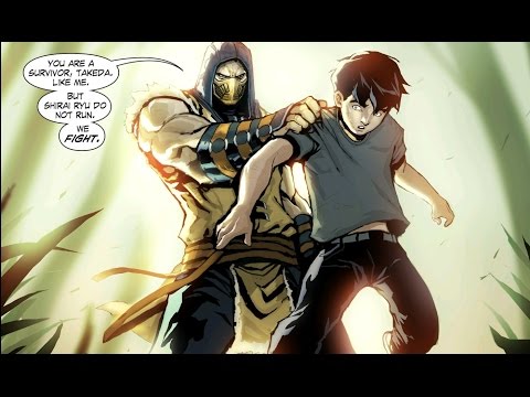 Mortal Kombat X - Scorpion vs Takeda Cutscene [1080p HD]