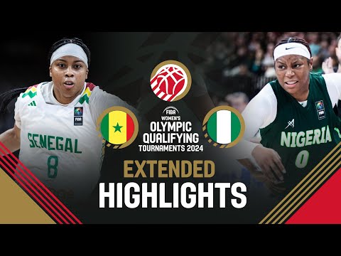 Senegal 🇸🇳 vs Nigeria 🇳🇬 | Extended Highlights | FIBA Women's OQT 2024