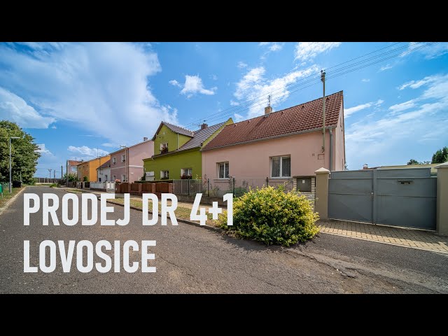 Video útulného rodinného domu Lovosice