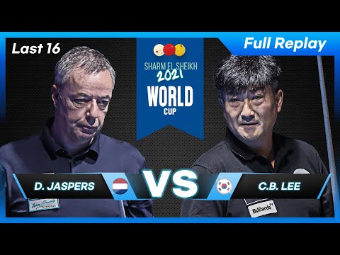 Last 16 - Dick JASPERS vs Choong Bok LEE (Sharm El Sheikh World Cup 3-Cushion 2021)