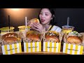 ENG SUB Mozzarella Cheese Chily Shrimp Bulgogi Avocado Toast Eating Show S Mukbang ASMR