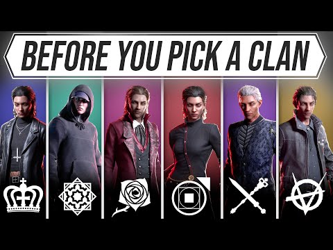 BEFORE You Pick Your Clan - Vampire: The Masquerade – Bloodlines 2