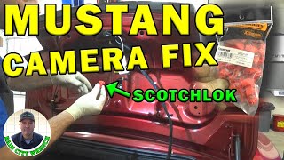 MUSTANG BACKUP CAMERA FIX