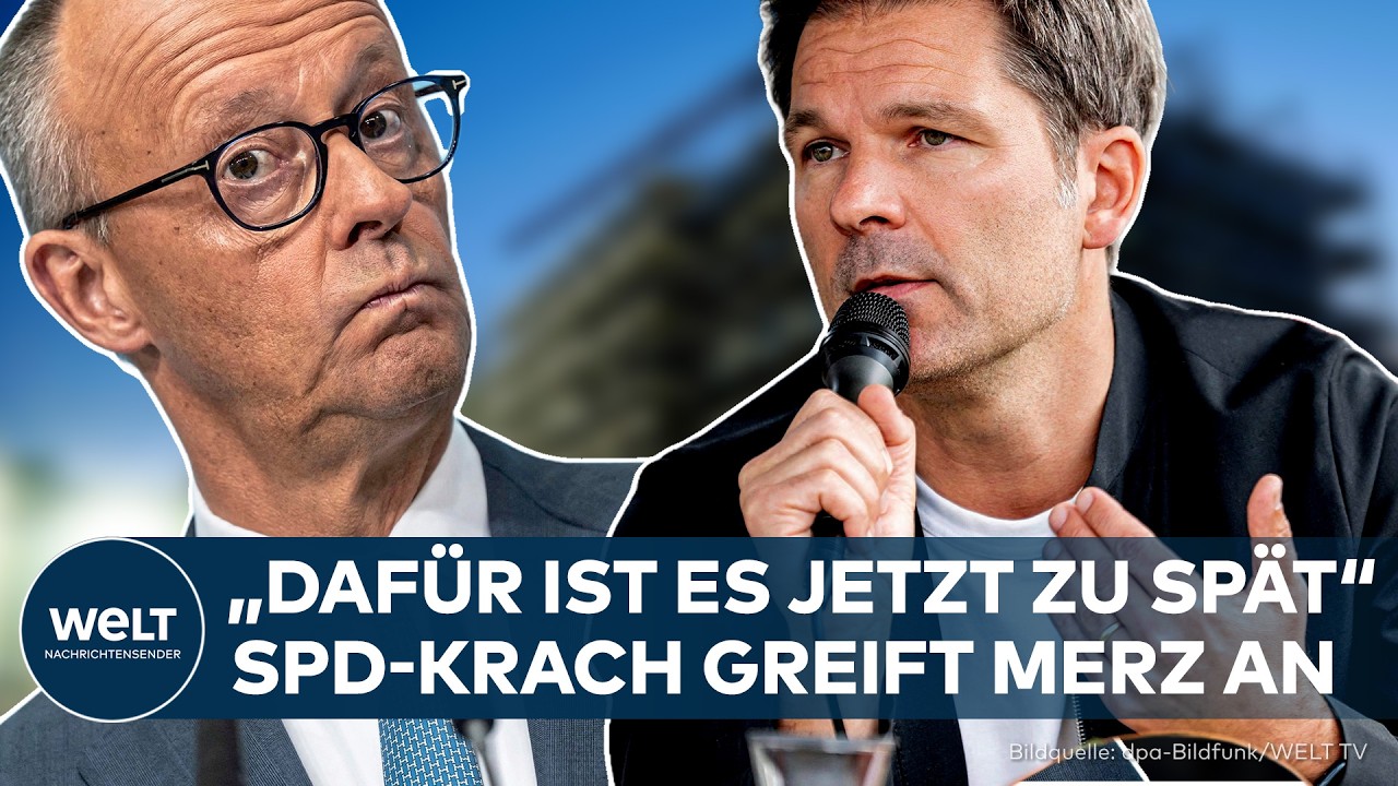 BERLIN: "Dafür ist es jetzt zu spät" – SPD-Spitzenkandidat Krach kritisiert Kanzler Merz massiv
