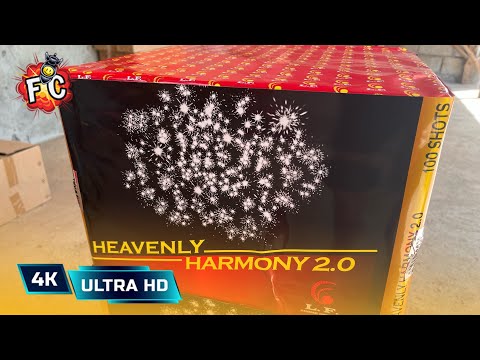 100 Shots fireworks cake Heavenly Harmony 2.0 by Leegendary Fireworks