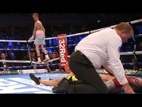 Brutal One-Punch Knockout Archie Sharp vs Declan Geraghty