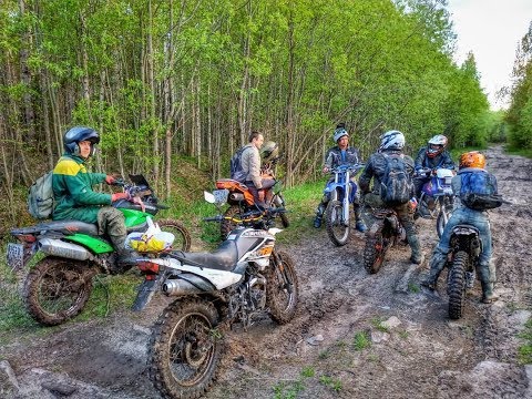 По лесу и болотам на китайских эндуро, первые впечатления MOTOLAND WRX250KT и KAYO K1.