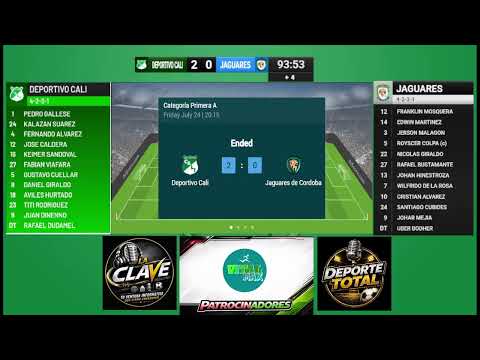 TRANSMISIÓN DEPORTIVO CALI VS JAGUARES