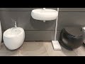 Купить черный туалет унитаз для установки CLOWC1446504A Rak Ceramics CLOUD 56x40 матовая черная + CLOSC3901504 крышка в Киеве vannaja.kiev.ua