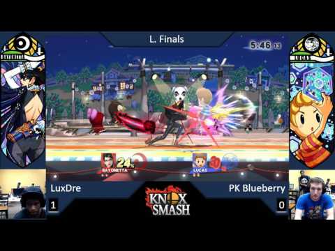 LuxDre (Bayonetta) vs PK Blueberry (Lucas) - Loser Finals - Banana Pull 4 - 4-29-17