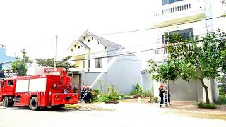 Diễn tập phương án chữa cháy và cứu nạn, cứu hộ đối với hộ gia đình, nhà để ở kết hợp sản xuất, kinh doanh trong khu dân cư phường Tam Điệp năm 2026