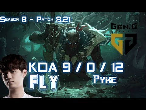 GEN Fly PYKE vs LEBLANC Mid - Patch 8.21 KR Ranked
