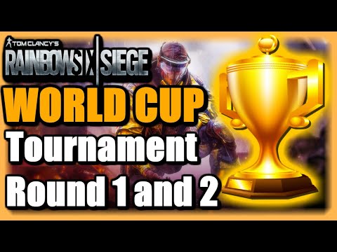 Invitational Rainbow Six Siege WORLD CUP Tournament - Round 1 and 2 *Intense Game*