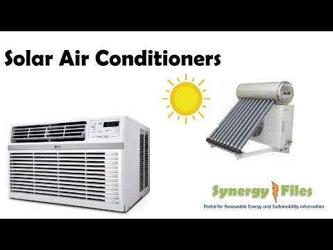 What are solar air conditioners