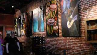 Jazz Art opening with Mesmerhythm at Smith Vineyard wine tasting - Grass Valley