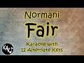 Fair Karaoke - Normani Instrumental Lower Higher Male Original Key