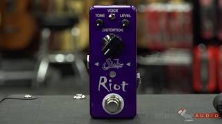 Video thumbnail for Pitbull Audio Gear Preview: Suhr Riot Mini Distortion Guitar Effects Pedal by Pitbull Audio