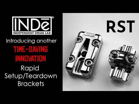 INDe RST Rapid Setup & Teardown Quick Release Drum Bracket - Chrome image 6