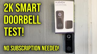 Best Wireless Doorbell Camera for Home Security! | MUBVIEW 2K Review