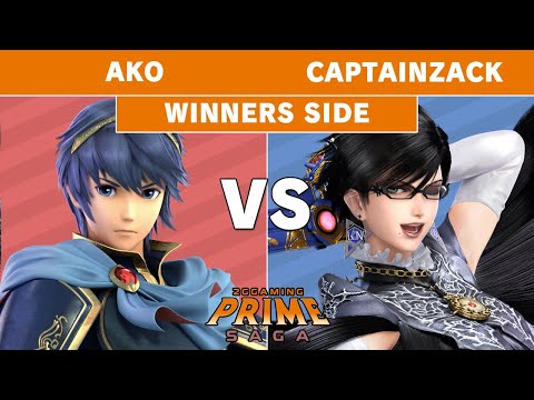 2GG: Prime Saga - Once | Ako (Marth) vs PA | CaptainZack (Bayonetta) Winners Side - Smash Ultimate