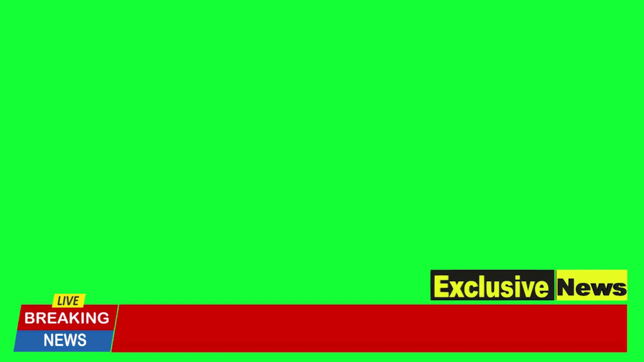 Breaking News Lower Third with Exclusive animation Design By TM Graphics