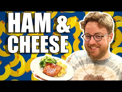 How to Make Ham Steaks with Macaroni and Cheese