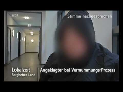 Prozess: Vermummen verboten Velbert - WDR Lokalzeit Bergisch Land 23.2.2012