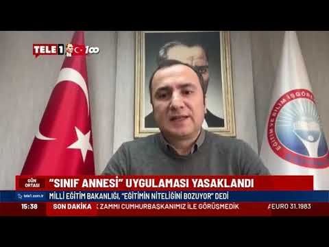Genel Başkanımız Kadem Özbay, öğretmen ve veliler arasındaki iletişimi kurmak adına gönüllü olarak görev yapan sınıf annesi uygulamasının Milli Eğitim Bakanlığı tarafından kaldırılmasını Tele 1 TV`ye değerlendirdi ve 