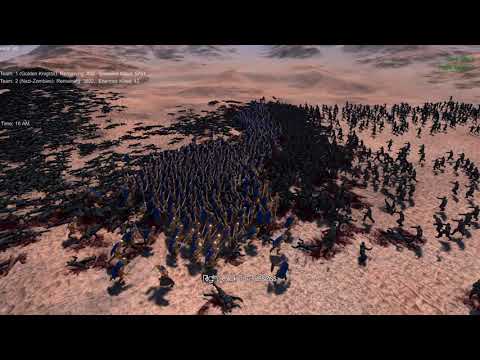 500 Golden Knights vs 10,000 Nazi Zombies Ultimate Epic Battle Simulator