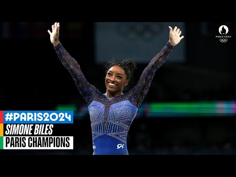 The floor routine that secured Simone Biles All-Around gold! 🥇 | Paris Champions