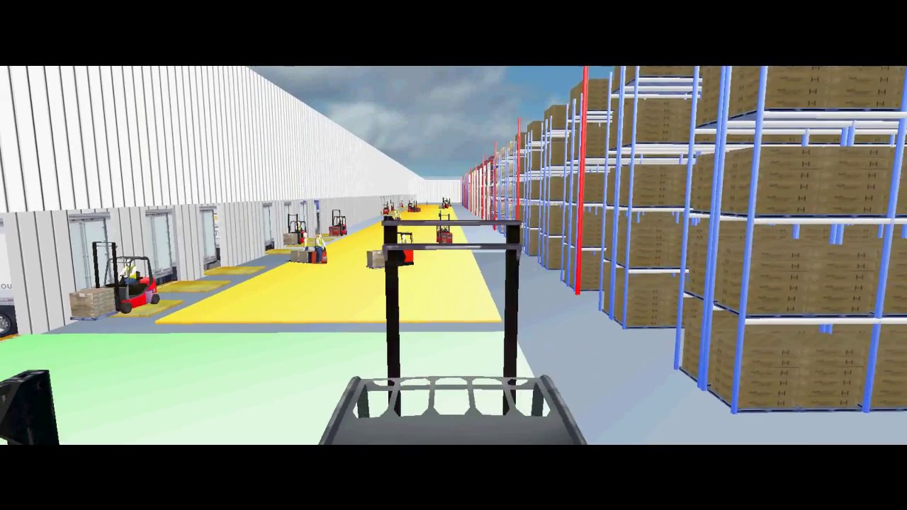 3D Warehouse Design Simulation
