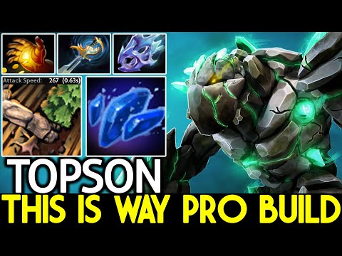 TOPSON [Tiny] This is Way Pro Build First Item Midas Dota 2