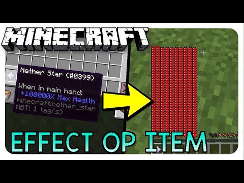 Hoe zet je EFFECTEN OP ITEMS? - Minecraft command block tutorial - Attribute modifiers