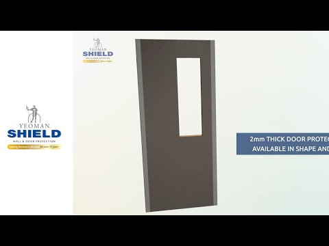 Yeoman Shield | Fire Rated Door Protection Products Fire Door System Yeoman Shield Leeds UK 3D Animation