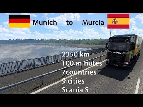Euro Truck Simulator 2 | Promods 2.60 | Munich(D) - Murcia(E) [Timelapse]