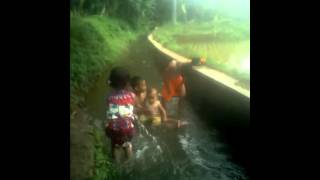 preview picture of video 'Mandi di Sungai'