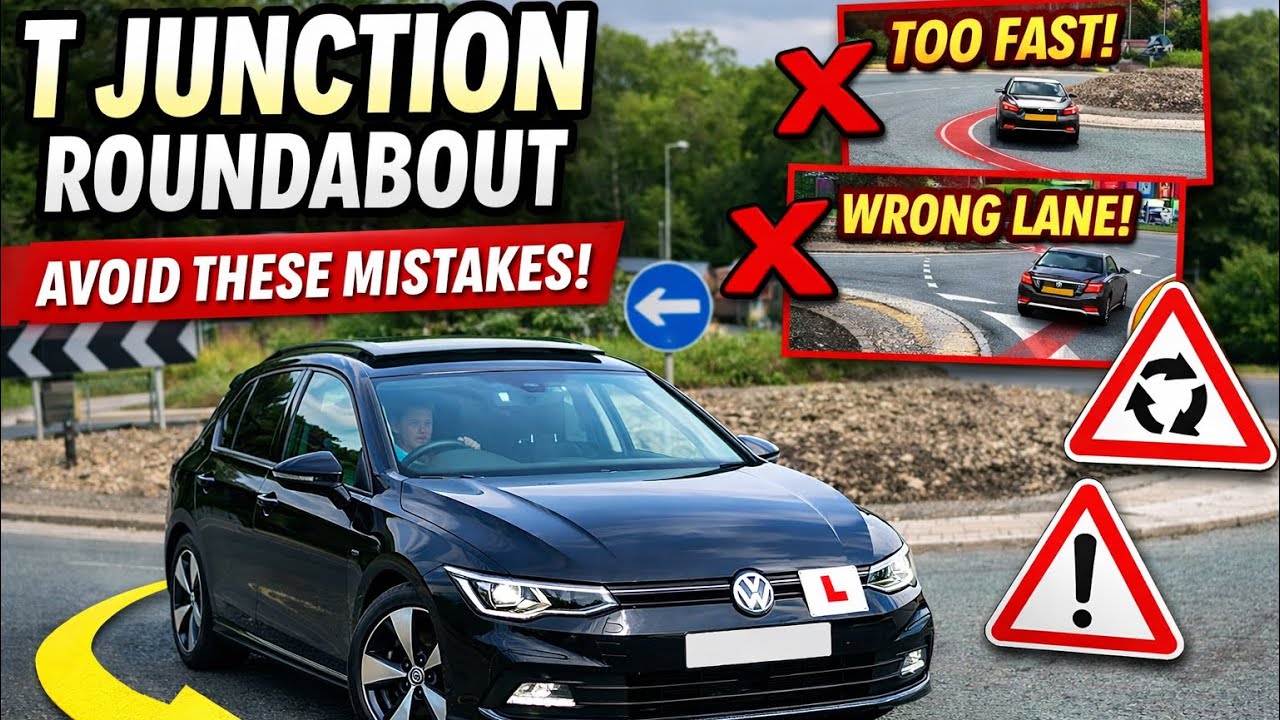 How to Use a T Junction Roundabout - Avoid These Common Mistakes!