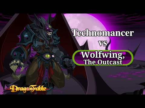 DragonFable - Technomancer vs Wolfwing, the Outcast (NDC)