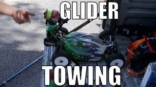 preview picture of video 'Glider towing with an RC car. RCHacker #62'