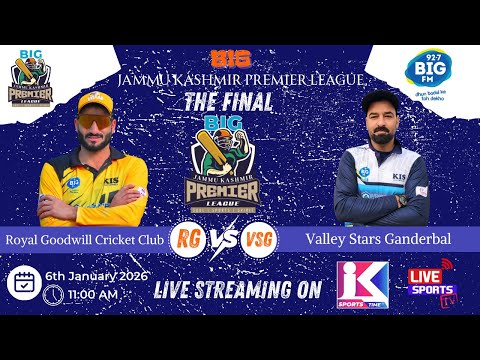 The Final | Royal Goodwill CricketClub vs ValleyStars Ganderbal | Big Jammu Kashmir Premier League |