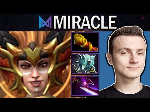 Lina Dota 2 Gameplay Nigma.Miracle with 20 Kills and Gleipnir