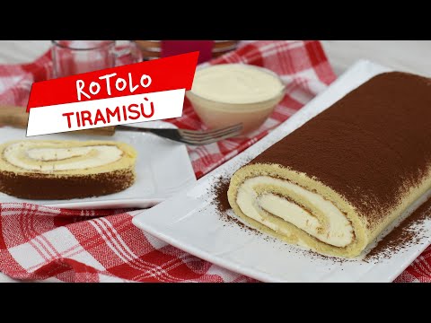 Rotolo tiramisù con crema pastorizzata: soffice, cremoso e facile da preparare!