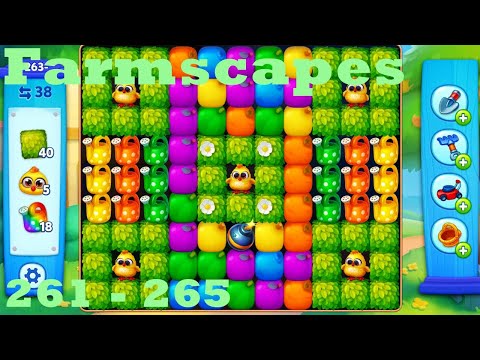 Farmscapes Level 261 - 265HD Gameplay Walkthrough |  3 - match game | android | ios | pc | app