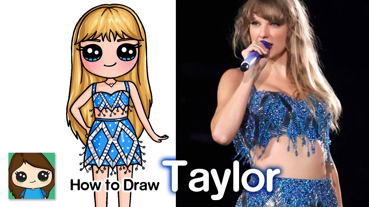 How to Draw Taylor Swift | 1989 Eras Tour