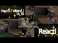 Pro Hero S Villains And Class 1A And 1B React To Your Just A Acting Like A Child Read Desk Hahah