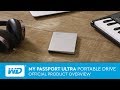 Western Digital Disque dur externe My Passport Ultra 1 TB, Argenté