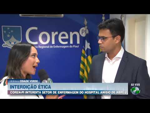 Coren-PI faz interdição ética no setor de enfermagem do hospital de Anísio de Abreu
