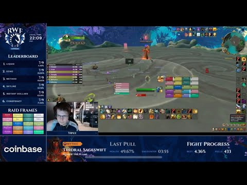 World of Warcraft: Team liquid is the world first on 8/9 Tindral Sageswift 🔥Final Pull. Subscribe😊