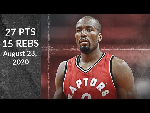 Serge Ibaka 27 PTS 15 REBS |Raptors vs Nets| NBA Playoffs 8/23/20